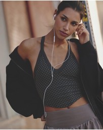 FP Movement by Free People - All Clear V Neck Holiday Jacquard Top