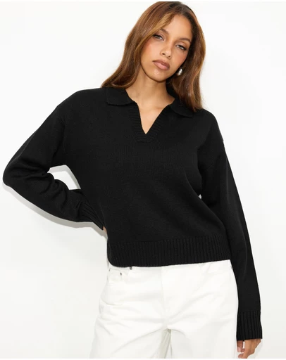 Dazie - Freya Knit Polo