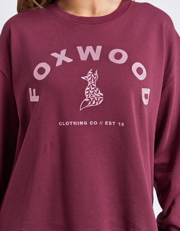 Foxwood - Effortless Contrast Crew Windsor Wine