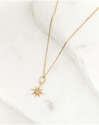 Luna Rae - Solid Gold - My True North Necklace