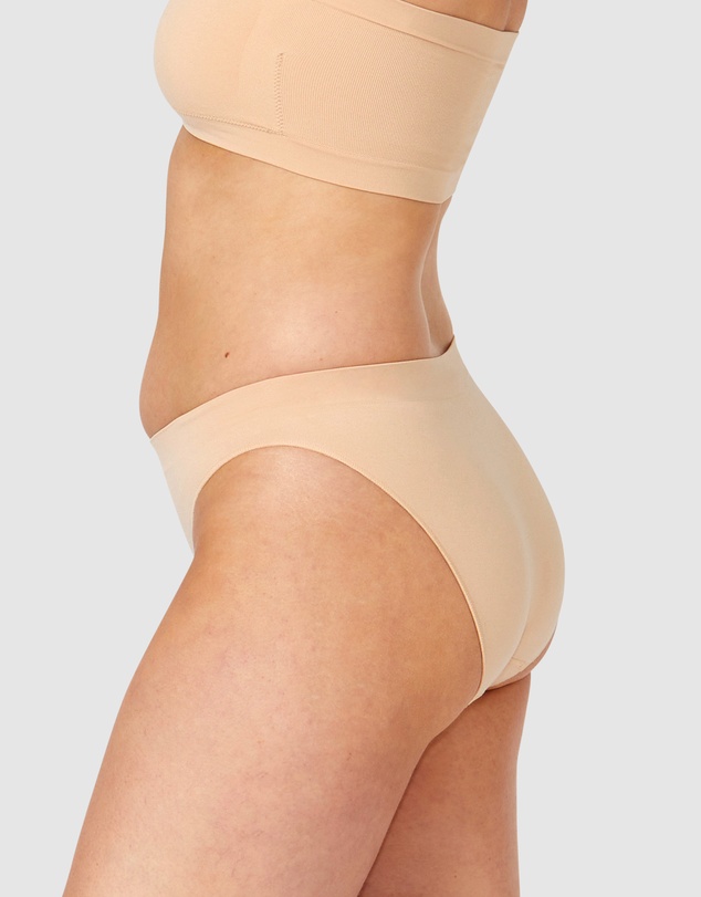 Ambra - 4 Pack Bare Essentials Recycled Nylon Bikini Brief
