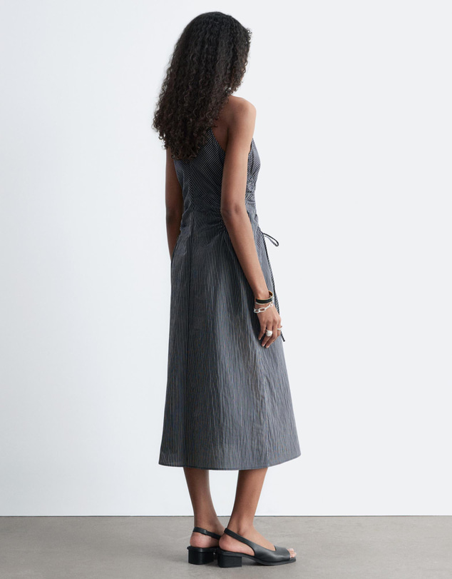 & Other Stories - Sleeveless Drawstring Midi Dress