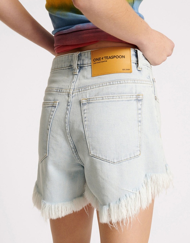 ONE TEASPOON - Florence Bonitas High Waist Denim Shorts