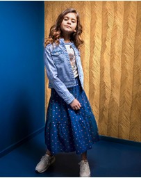 B.Nosy - Polka Dot Maxi Skirt - Kids-Teens