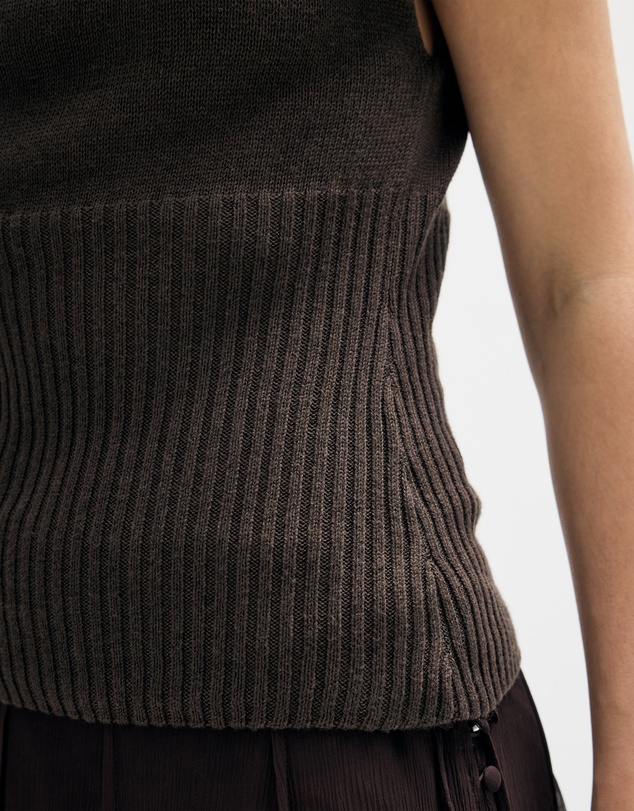 Minima Esenciales - Lilo Cotton Cashmere Blend Knit Top