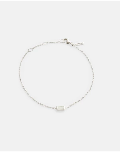 Kirstin Ash - Baguette Birthstone Bracelet June Moonstone