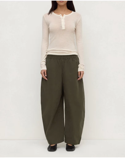 Assembly Label - Nora Merino Wool Henley Top