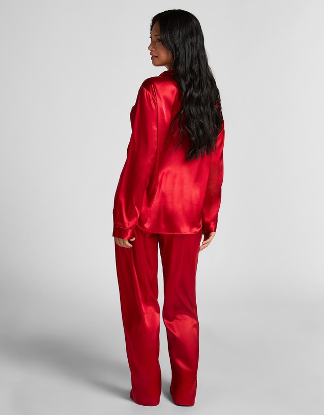 Hunkemoller - PJ LS Satin Minimal