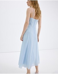 M.N.G - Lyocell Dress with Stitching Detail