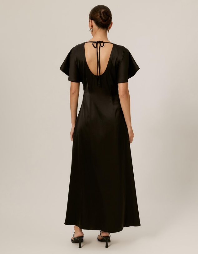 Tussah - Genevieve Satin Midi Dress