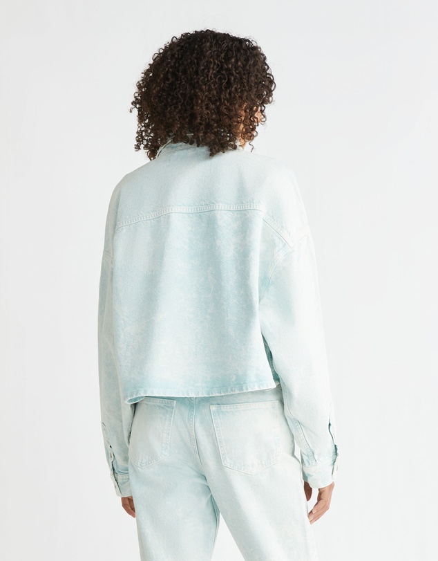 Calvin Klein Jeans - Oversized Cropped Denim Shirt
