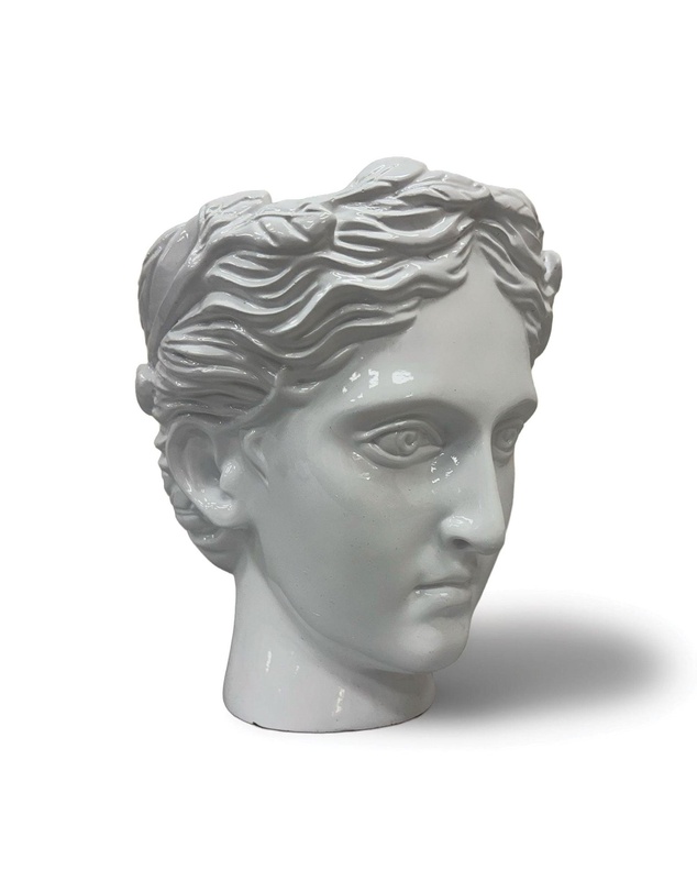 Urban Attitude - Urban Attitude Venus Head Planter - Matte White