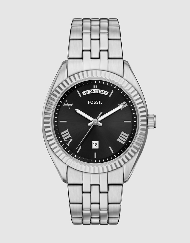Fossil - Campbell Silver Analogue Watch