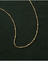 Najo - Piantina Yellow Gold Necklace (45cm+ext)