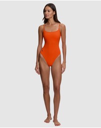 Polo Ralph Lauren - Kennedy Spaghetti Strap One-Piece Swimsuit
