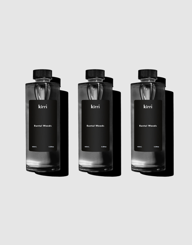 Kirri by Scent Australia Home - Aura Santal Woods Oil 100ml Trio