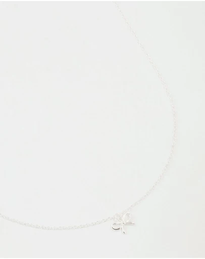 Lovisa - Sterling Silver Bow Necklace