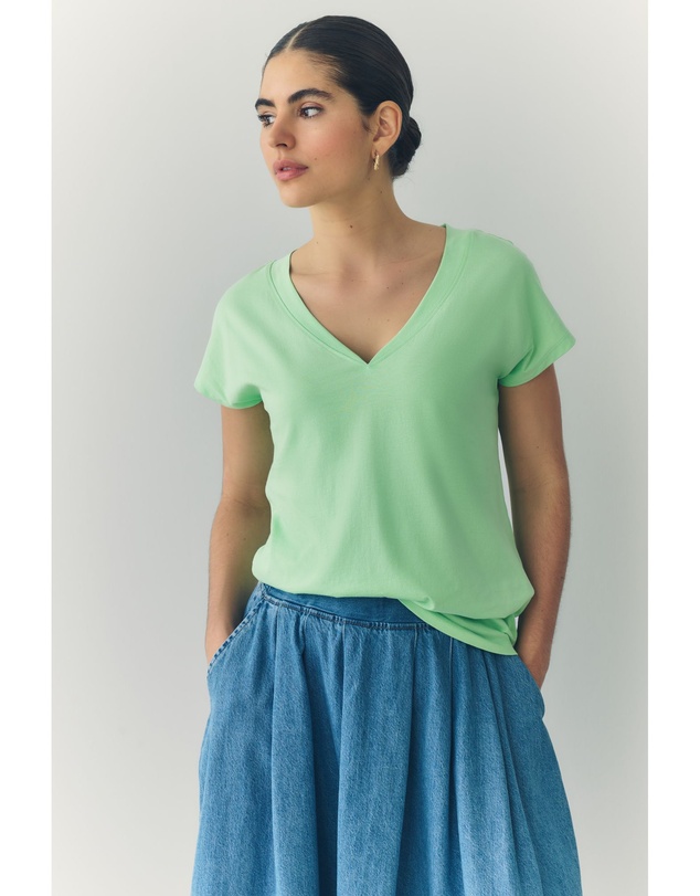 NEXT - V-Neck Cap Sleeve T-Shirt