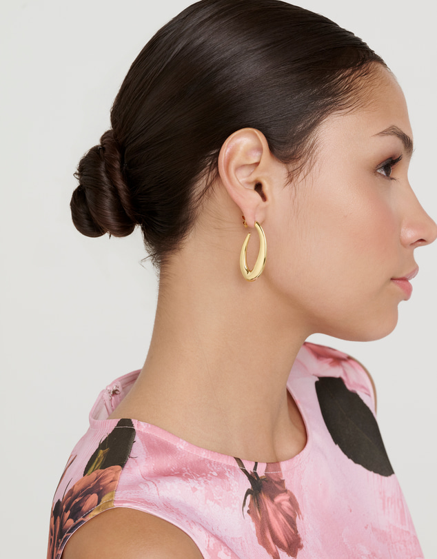 Ted Baker - SYDNEY: Smooth Link Hoop Earrings