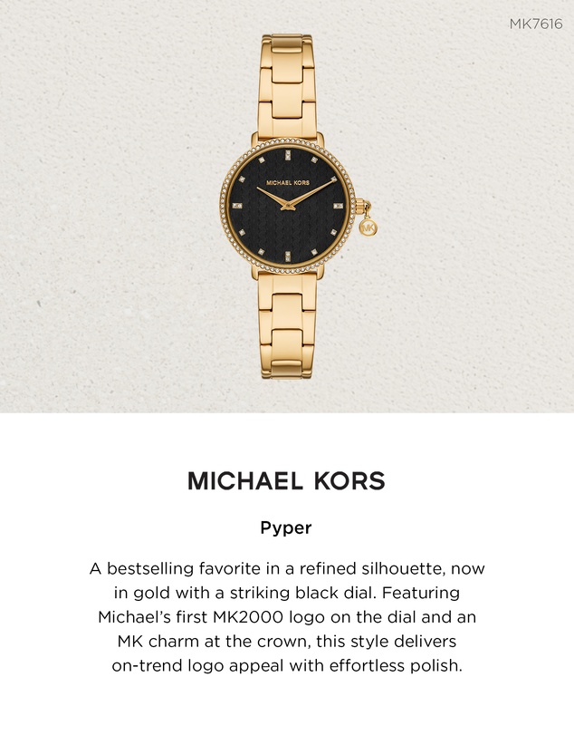 Michael Kors - Pyper Gold Tone Analogue Watch