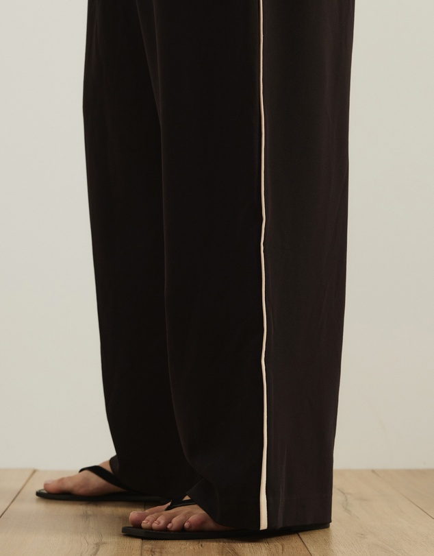 Atmos&Here Curvy - Zuma Contrast Pipping Pant
