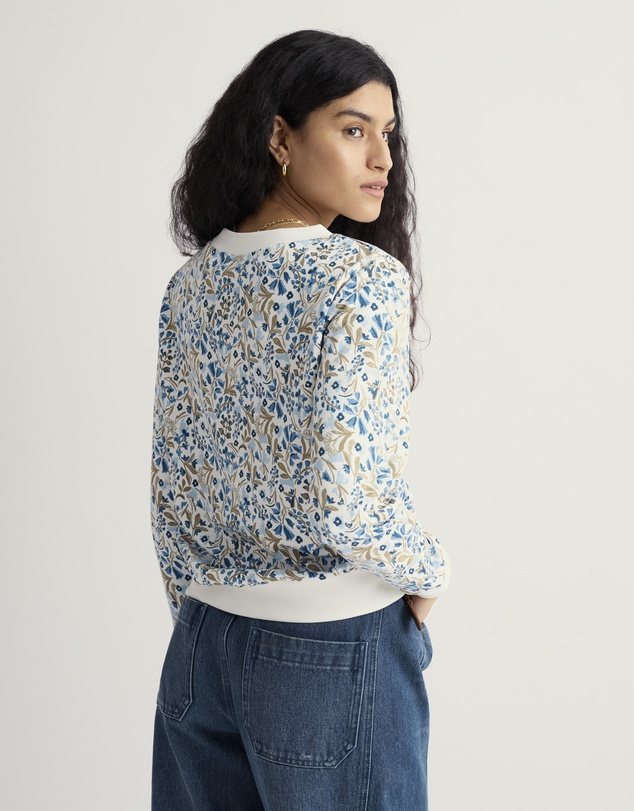 Seasalt - Seasalt Cornwall Blue Bright Wave Sweatshirt