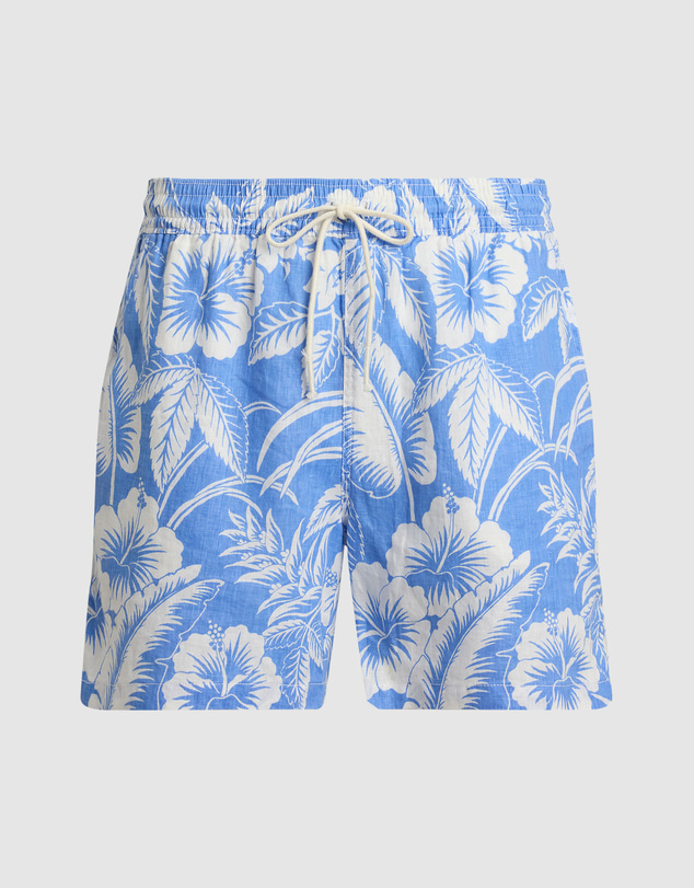 Polo Ralph Lauren - 5.75-Inch Traveler Linen Swim Trunks