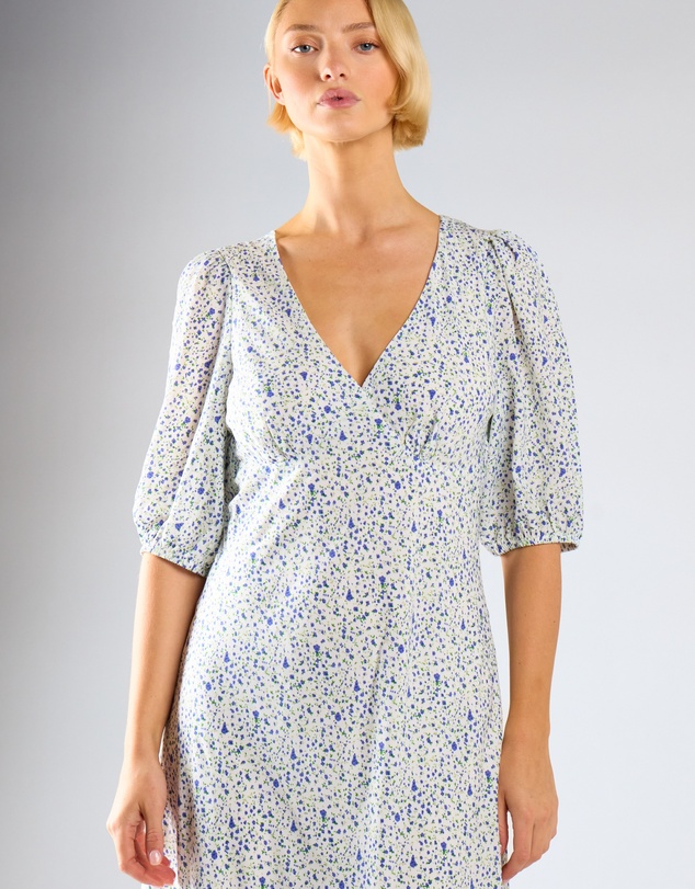 Glamorous - Floral Puff Sleeve Maxi Dress