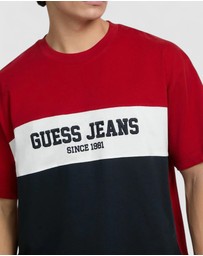 GUESS Jeans - GUESS JEANS Oversized Horizontal Stripe T-Shirt