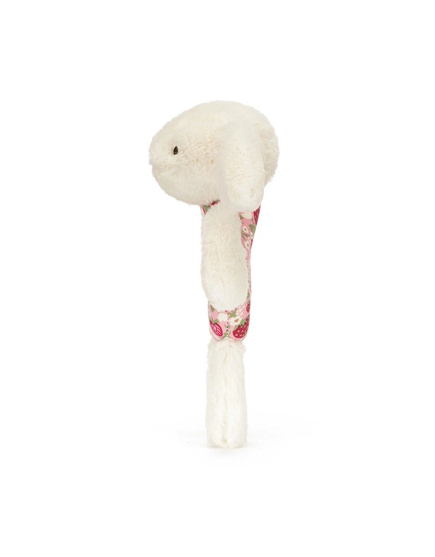 Jellycat - Blossom Cream Bunny Berry Ring Rattle