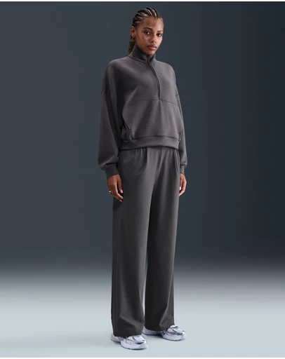 Nike - 24.7 PerfectStretch Dri-FIT High-Waisted Wide Leg Pants