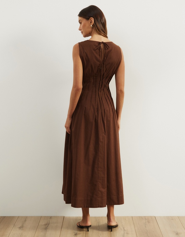 Atmos&Here - Anna Pintuck Maxi Dress