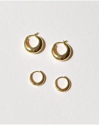 SAINT VALENTINE - Positano Mini Hoops - Gold