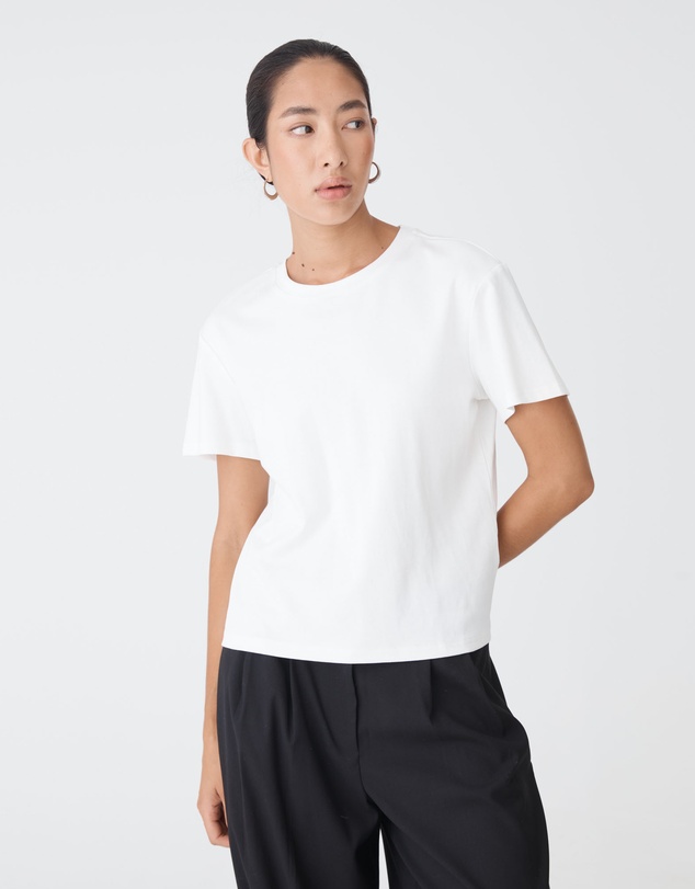 Forcast - May Relaxed Cotton T-Shirt