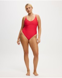 Cotton On Body - Thin Strap V-Neck One Piece