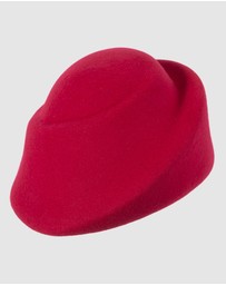Max Alexander - Red Winter Felt Designer Hat