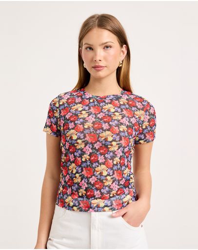 BLACK FLORAL