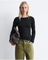 & Other Stories - Ribbed LS Top