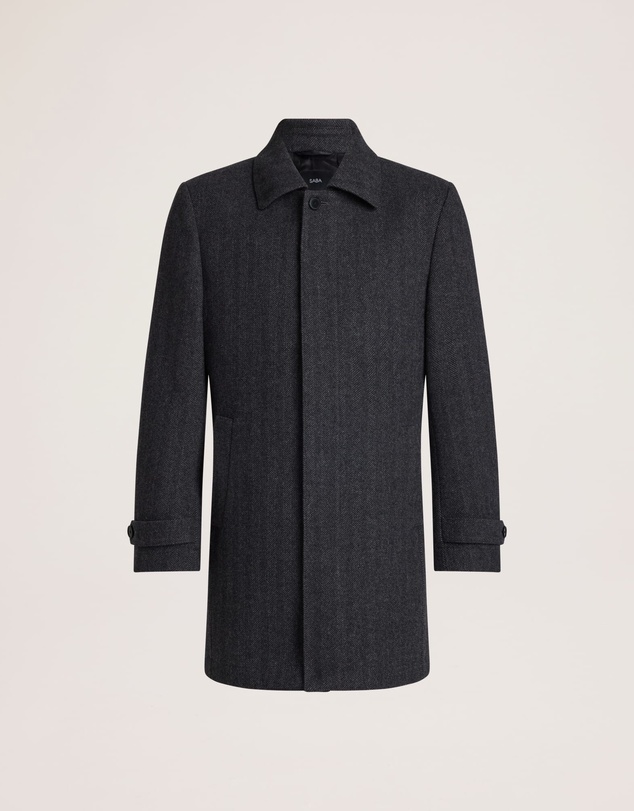 SABA - Corey Herringbone Wool Coat