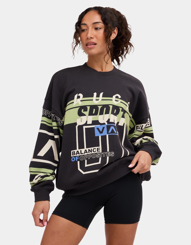 RVCA - Womens Sport Pullover Crew Neck