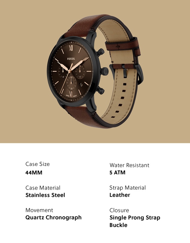 Fossil - Neutra Brown Chronograph Watch