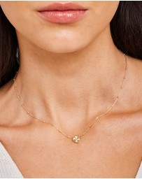 Zoe Olivia - 9K Gold Rainbow Petal Necklace