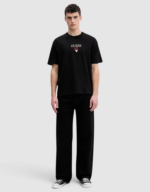 GUESS Jeans - GUESS JEANS Short Sleeve Oversized Baker Logo T-Shirt
