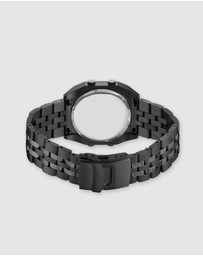 Maxum - Raglan Tide Watch- Black Stainless Steel Strap