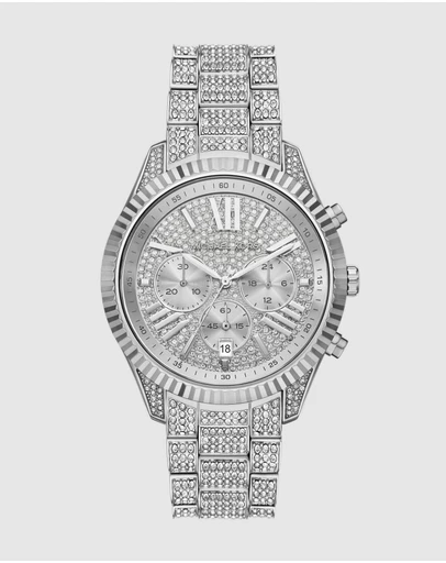 Michael Kors - Lexington Silver Chronograph Watch