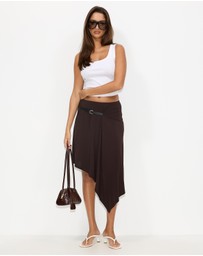 Dazie - Cleo Buckle Midi Skirt