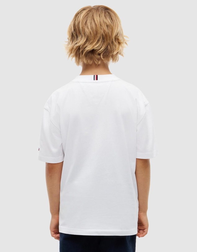 Tommy Hilfiger - Logo Jersey Crew Neck T-Shirt - Teens