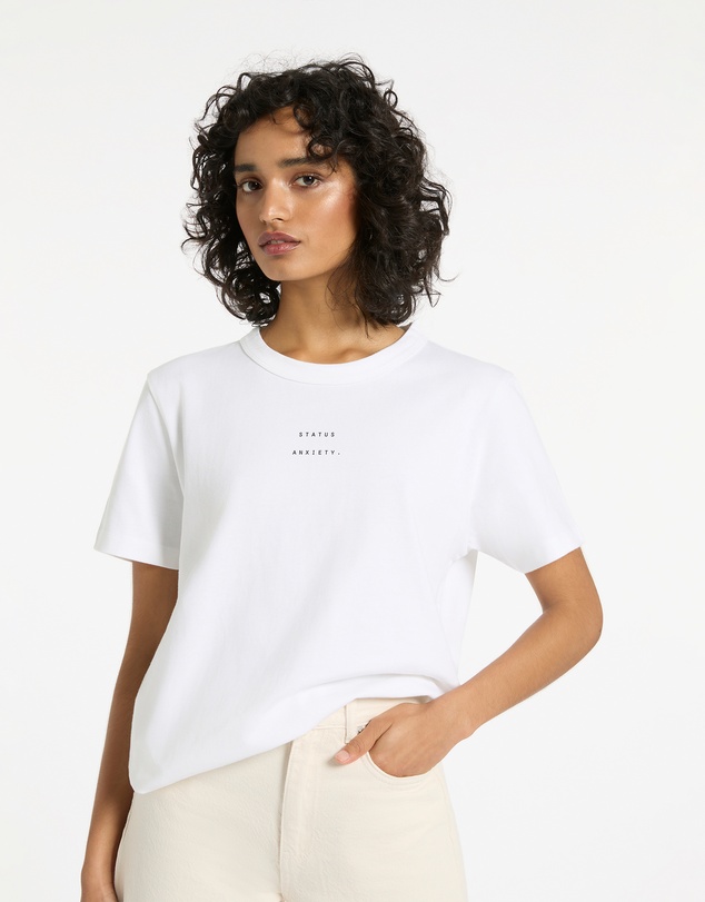 Status Anxiety - Feels Right T-Shirt With Logo
