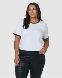 Sunday In The City - Luxe Contrast Tee