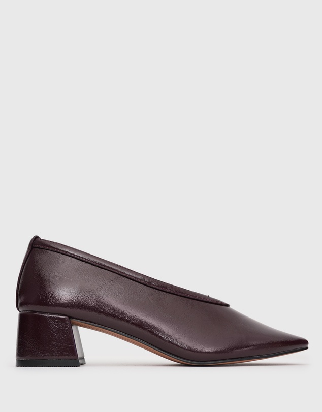 Betts - Alora Block Heel Ballet Pumps